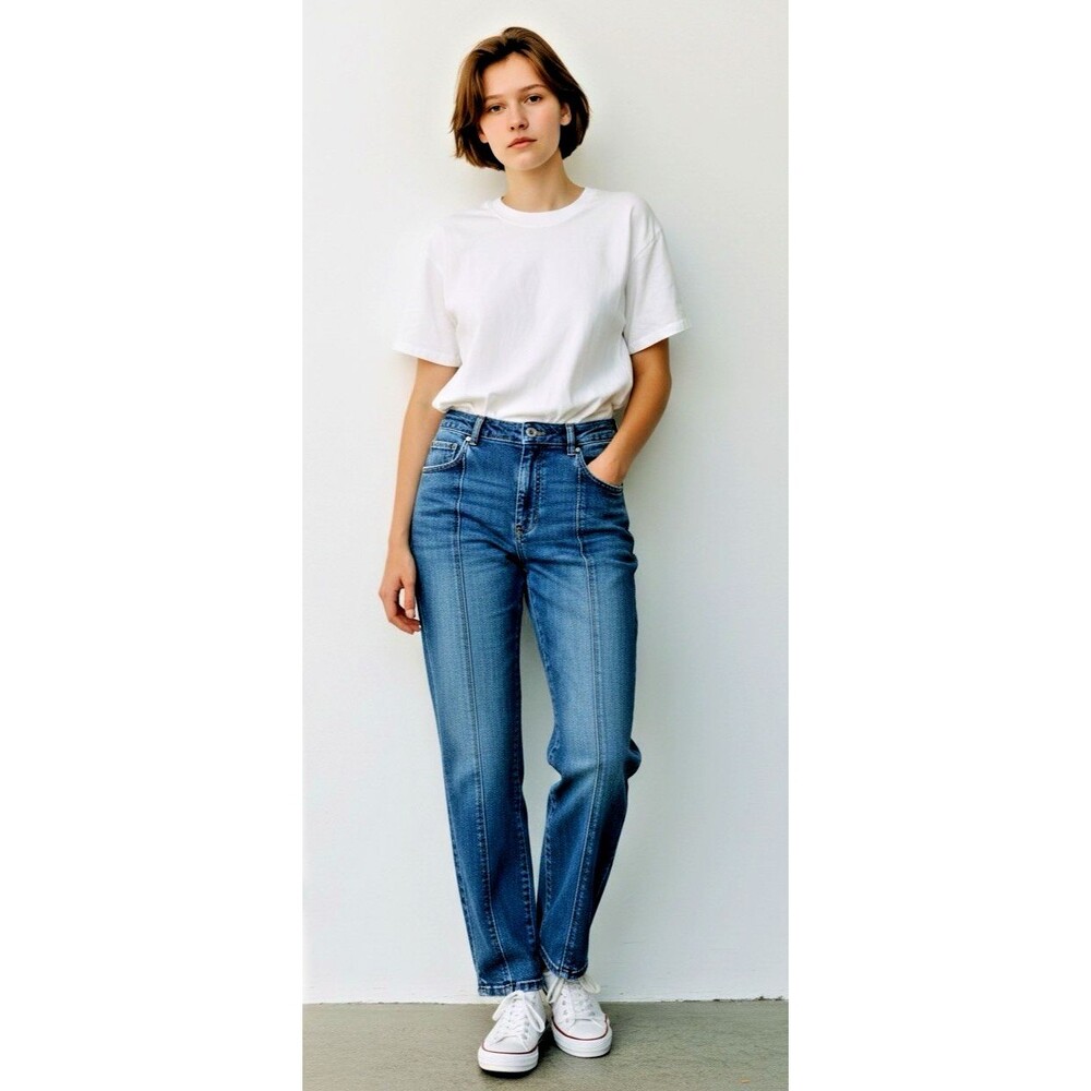 Pilcro Anthropologie NWOT 'High Rise Denim Legging' seam premium jeans sz 31